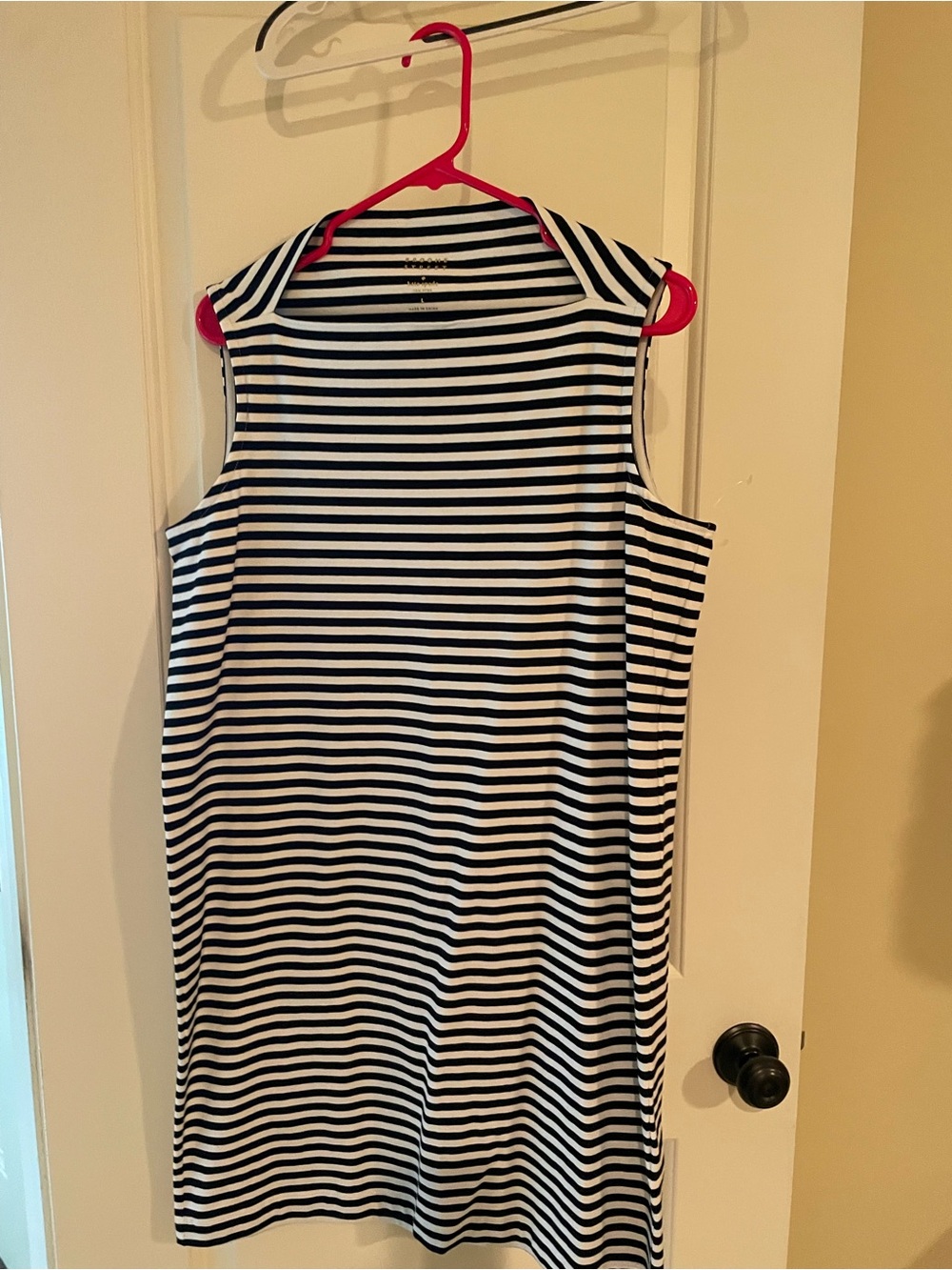 kate spade Black & White Striped Sleeveless Dress